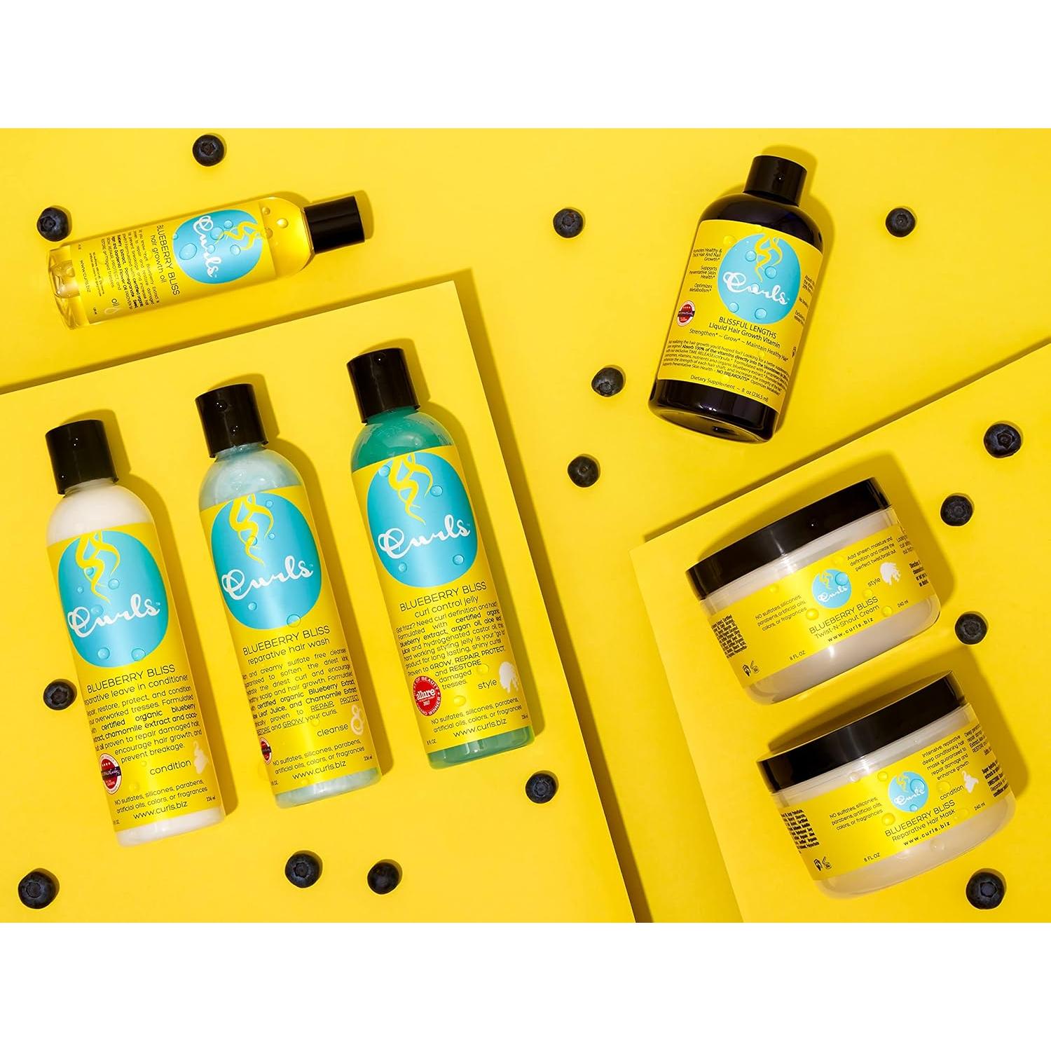 Crema para Cabello Rizado CURLS Blueberry Bliss 283.5 g