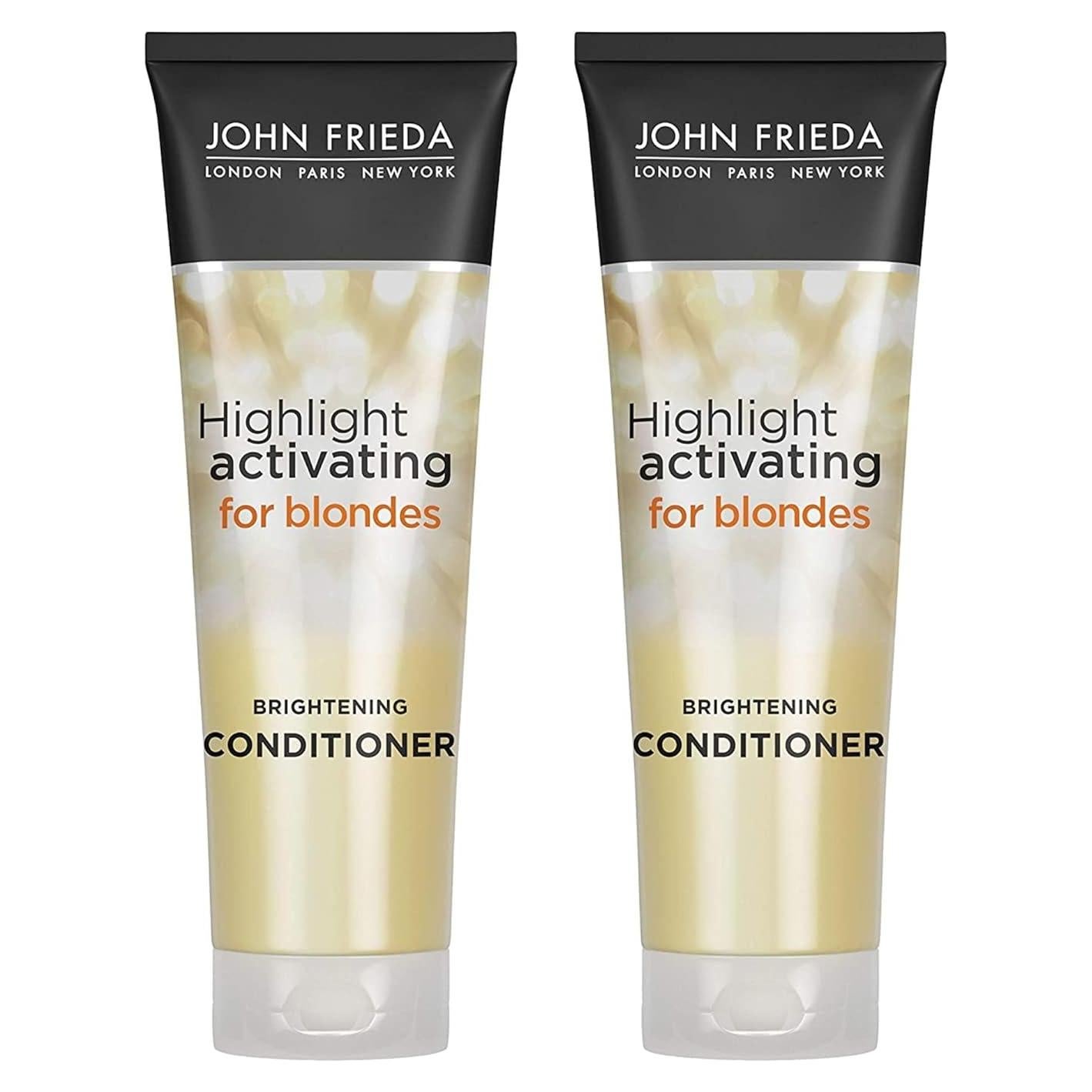 Acondicionador Iluminador John Frieda Sheer Blonde 250 ml x2