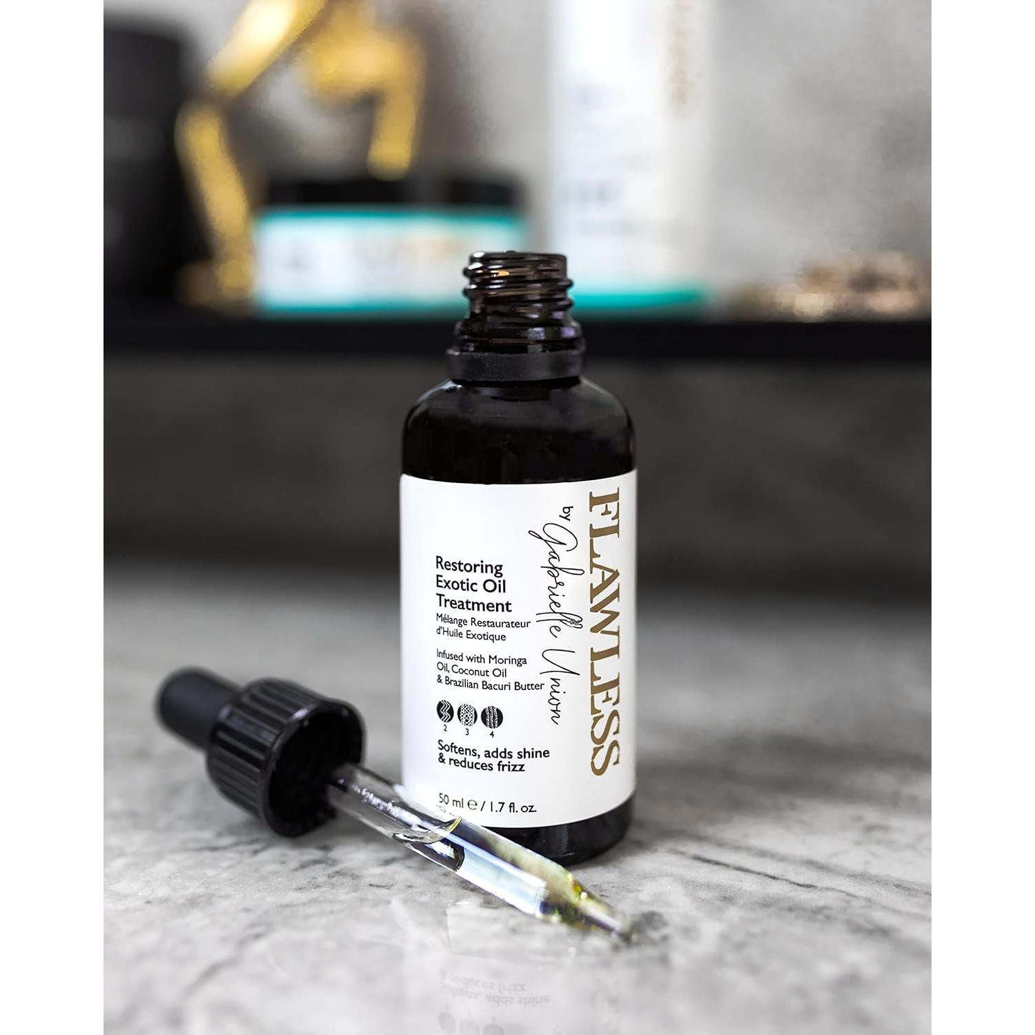 Aceite Restaurador Flawless Gabrielle Union 48g - Hidratante Cabello Rizado