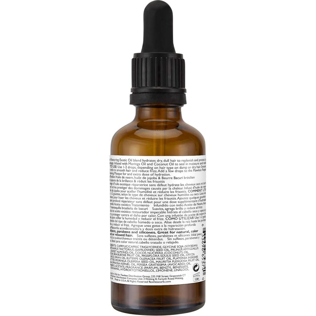 Aceite Restaurador Flawless Gabrielle Union 48g - Hidratante Cabello Rizado