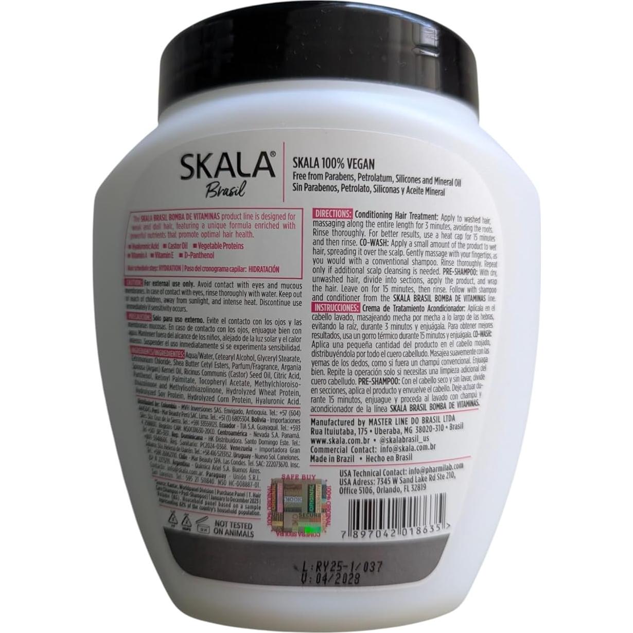 Skala Expert Bomba de Vitaminas 997.9g - Tratamiento Capilar