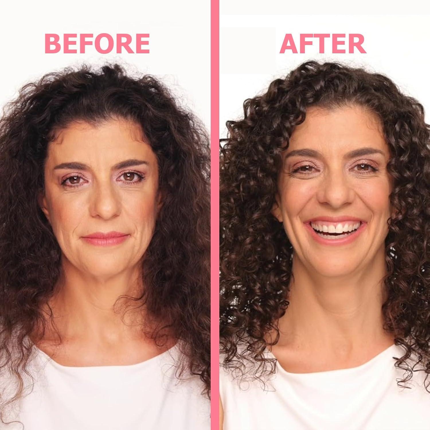 Crema Antifrizz 3-en-1 WOZUTUNT 200ml para Cabello Rizado