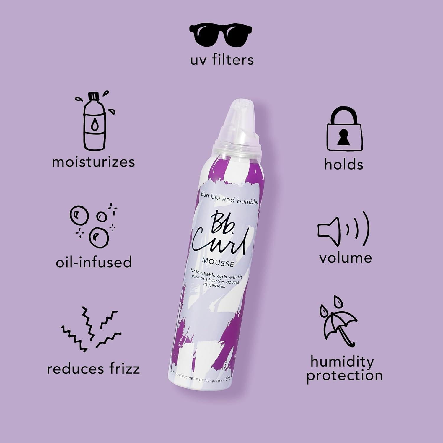 Mousse para Cabello Rizado Bumble and bumble 141.75g Anti Frizz