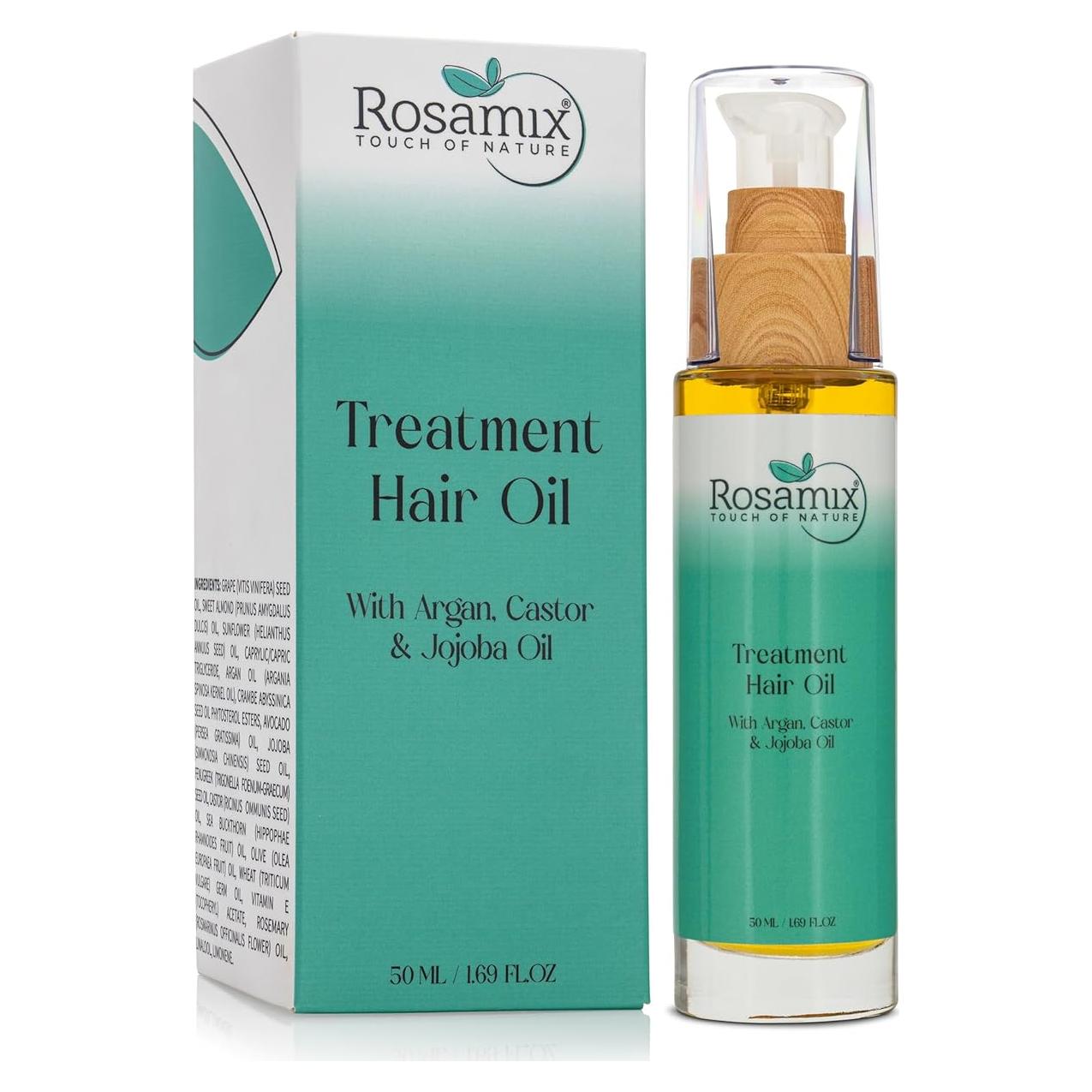 Aceite Capilar Nutritivo Rosamix 50ml - Argán Jojoba Aguacate