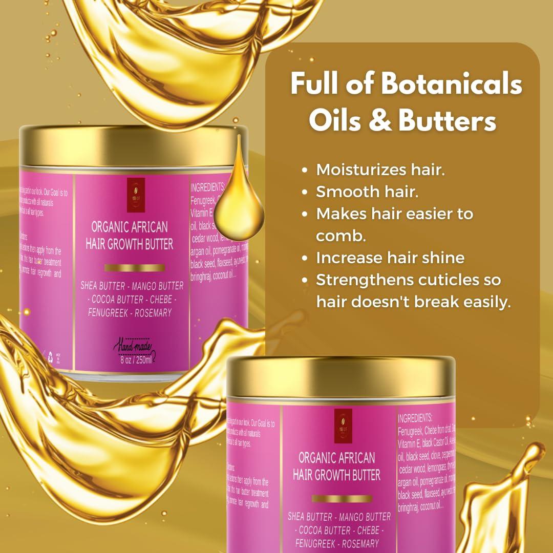 Mantequilla Capilar Hidratante MAKOF BEAUTY 226.8 g