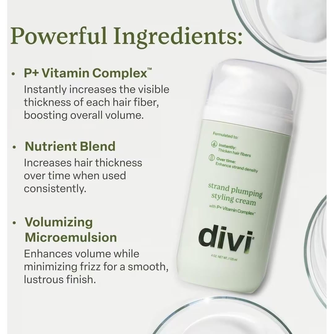 Crema para Peinar Divi Strand 168g - Control de Volumen y Frizz