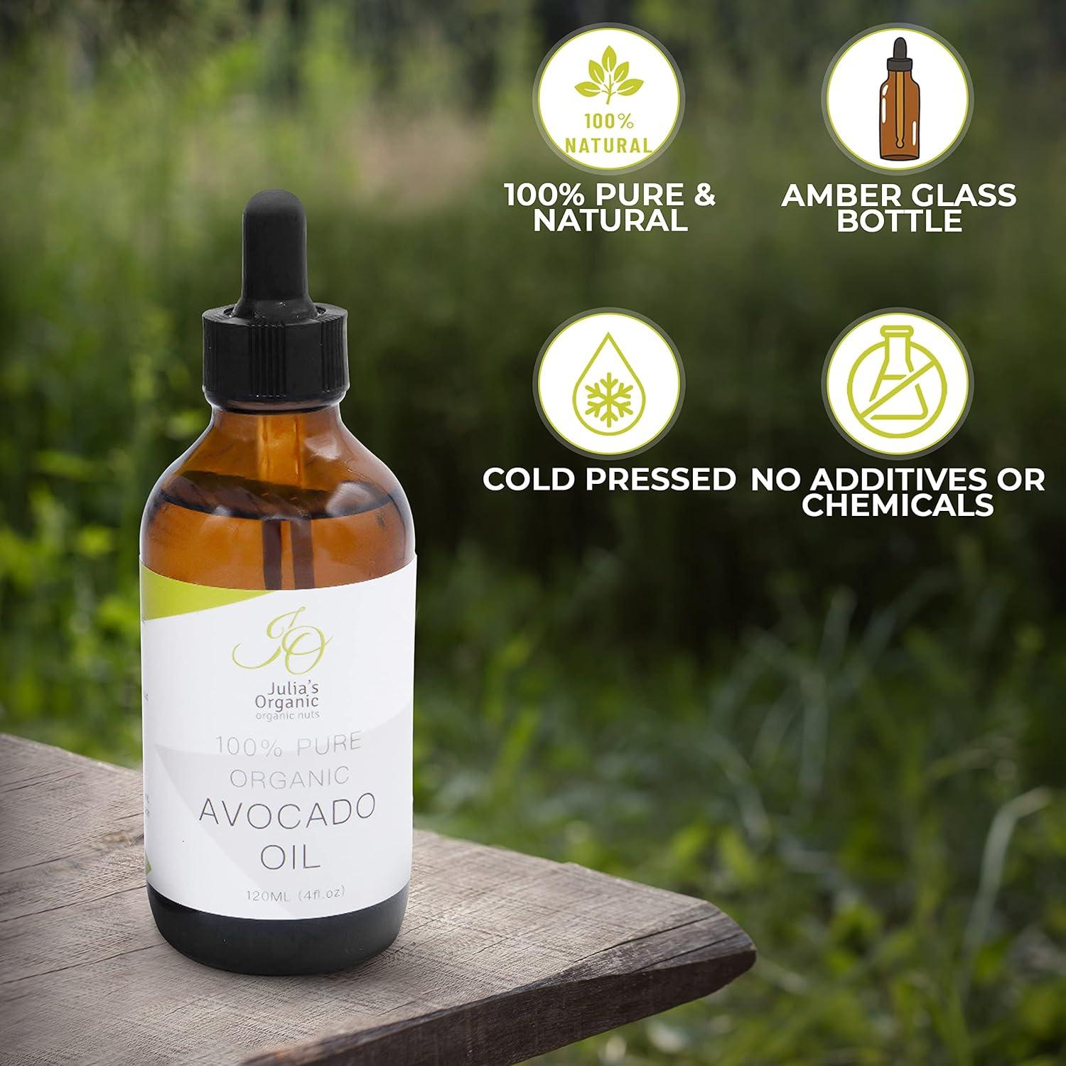 Aceite de Aguacate Orgánico Julia 120ml - Hidratante y Antienvejecimiento