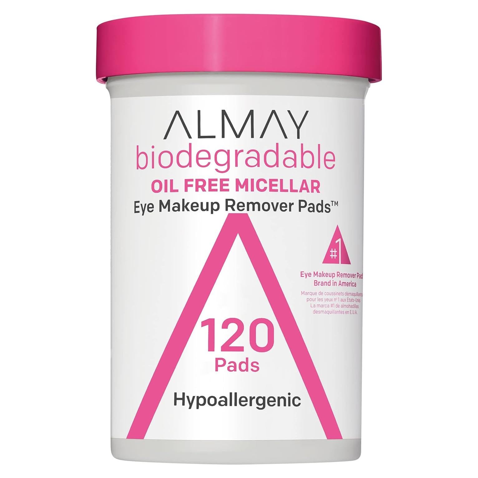 Almay Almohadillas Desmaquillantes Biodegradables 120 Unidades