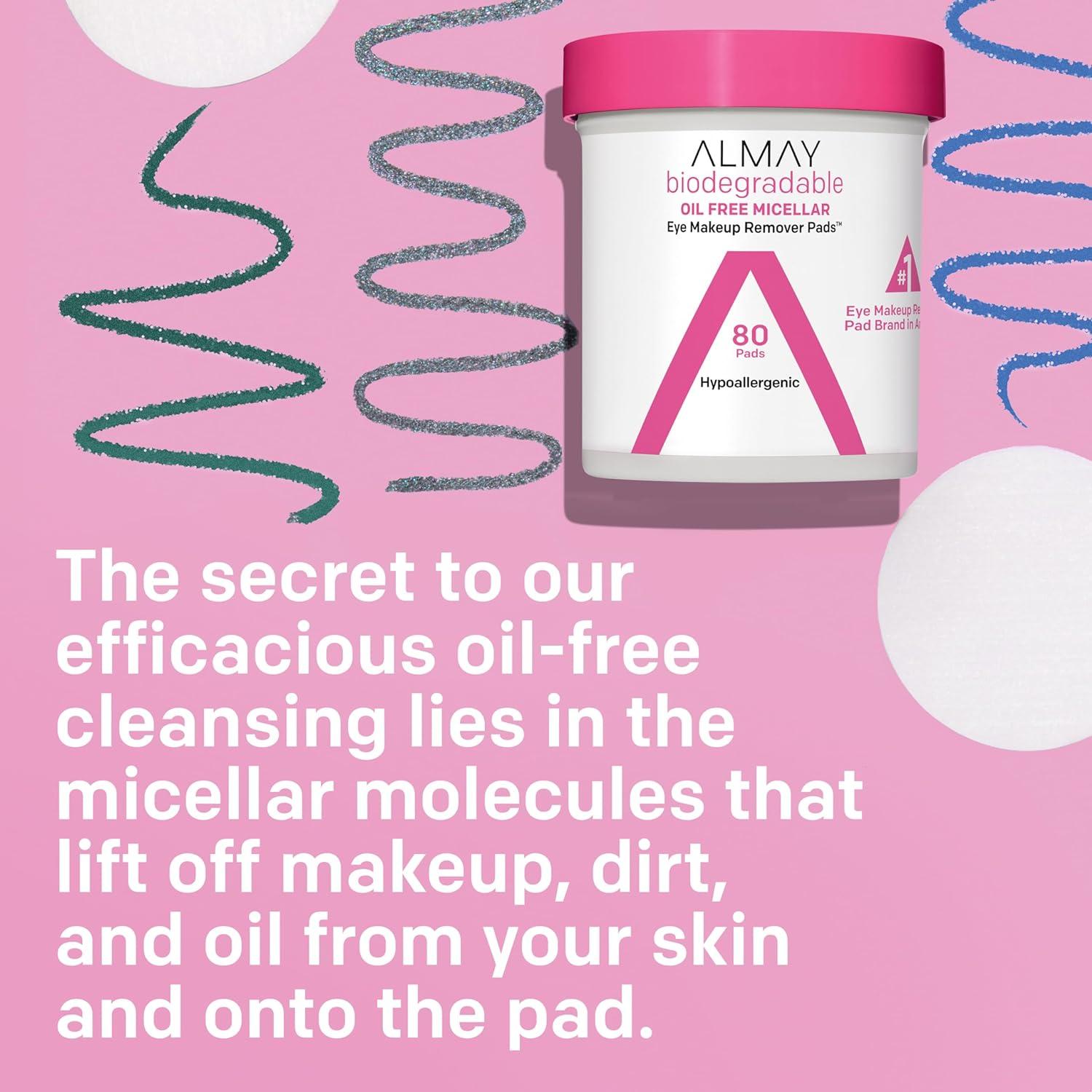 Almay Almohadillas Desmaquillantes Biodegradables 120 Unidades