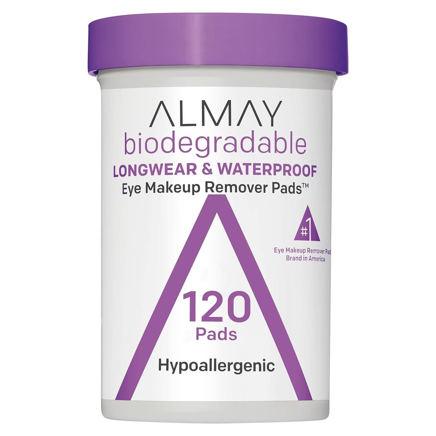 Almay Almohadillas Desmaquillantes Biodegradables 120 Unidades