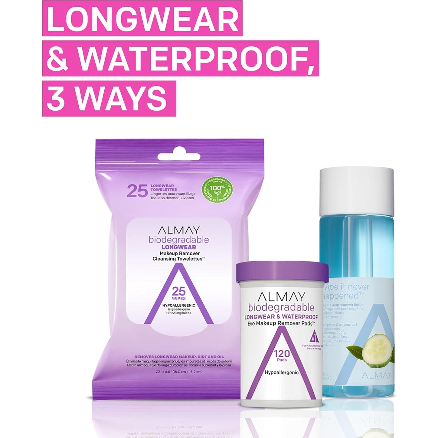 Almay Almohadillas Desmaquillantes Biodegradables 120 Unidades