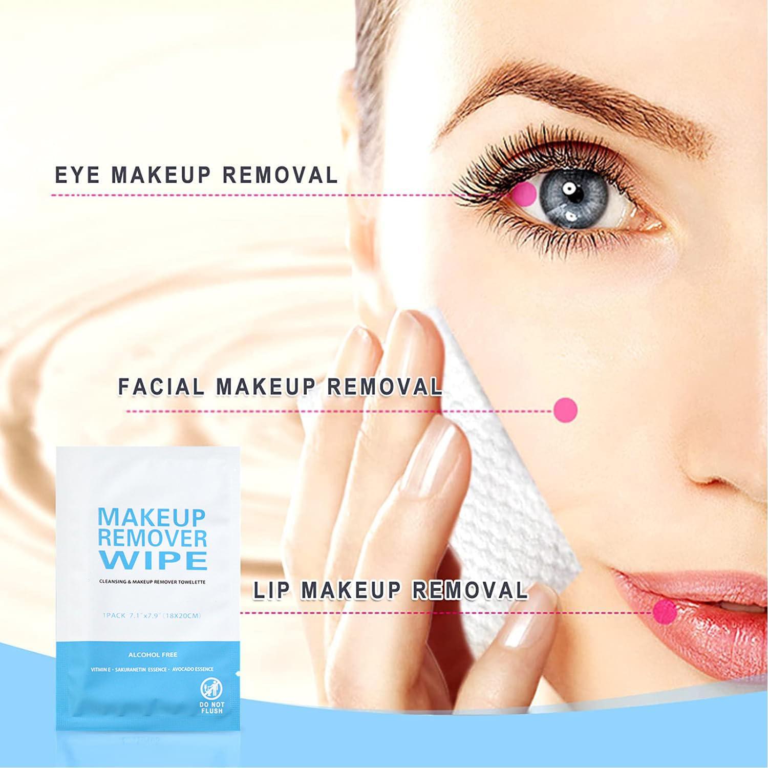 Toallitas Desmaquillantes Individuales Gisdo - Paquete de 100