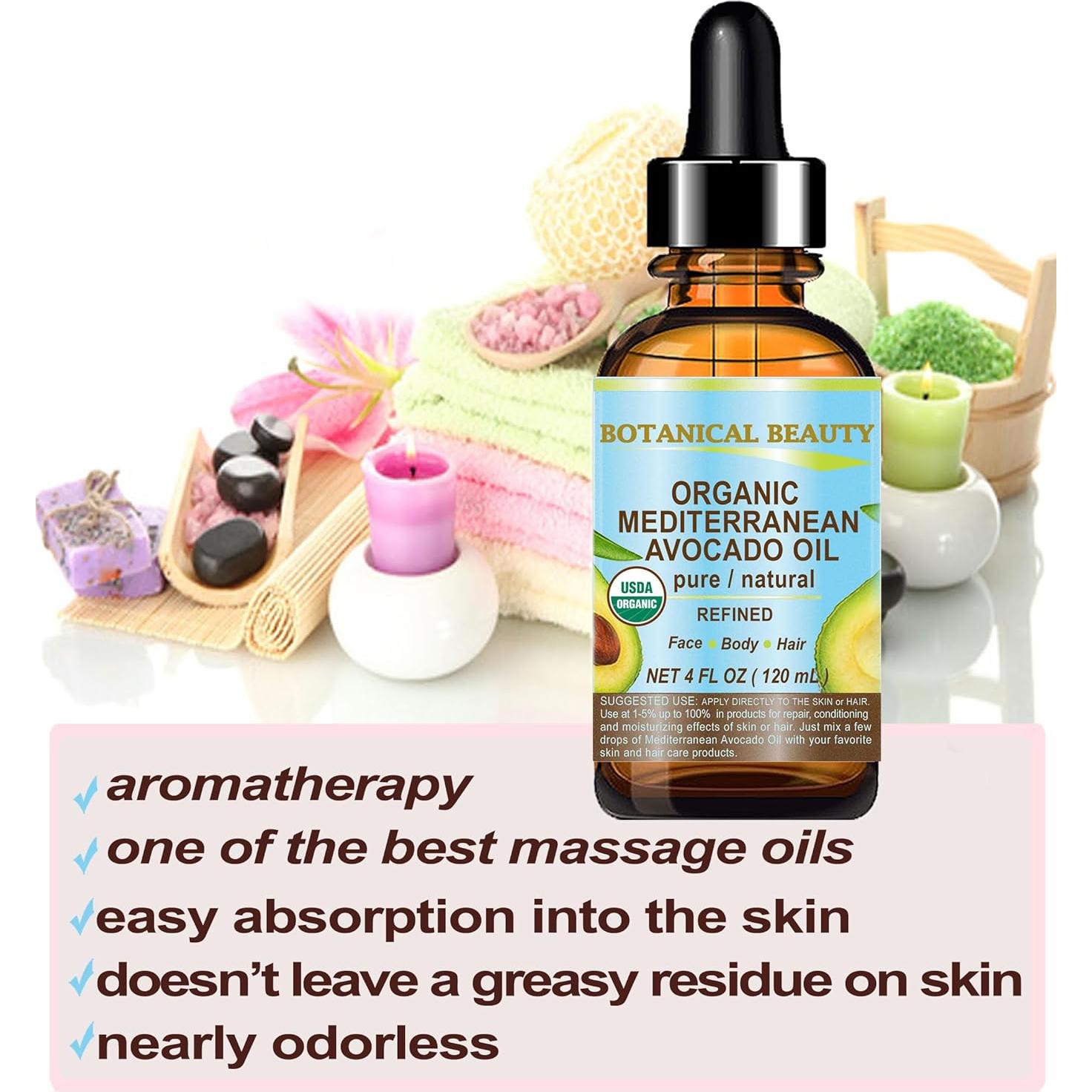 Aceite de Aguacate 100% Puro Belleza Botánica 120 ml