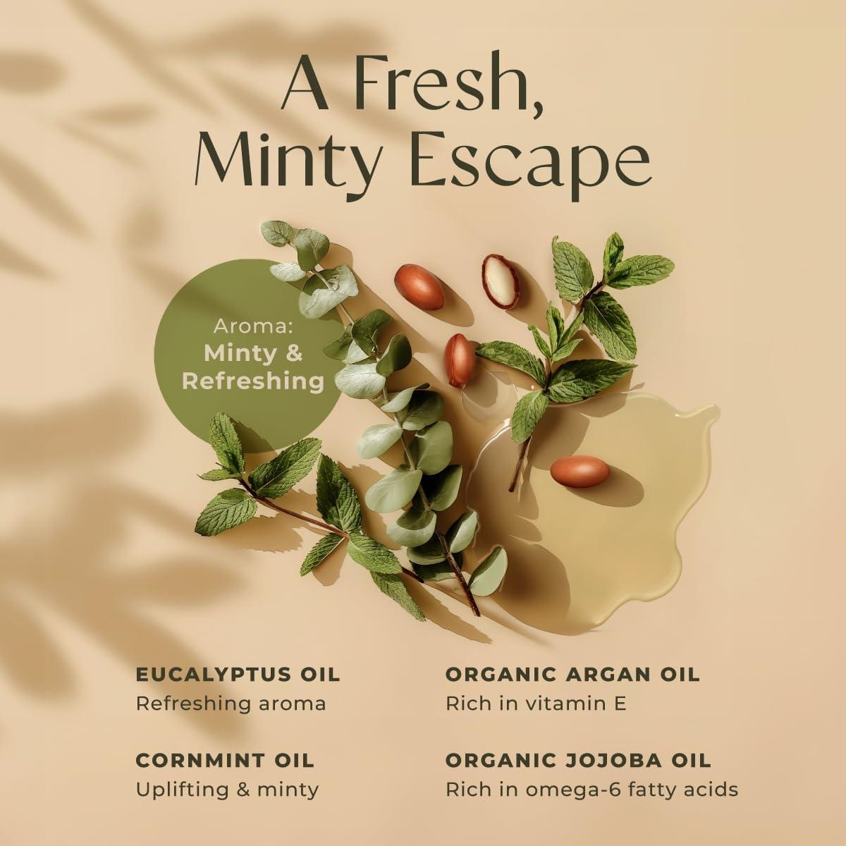 Aceite de Masaje Eucalipto y Menta Gya Labs 200 ml Natural