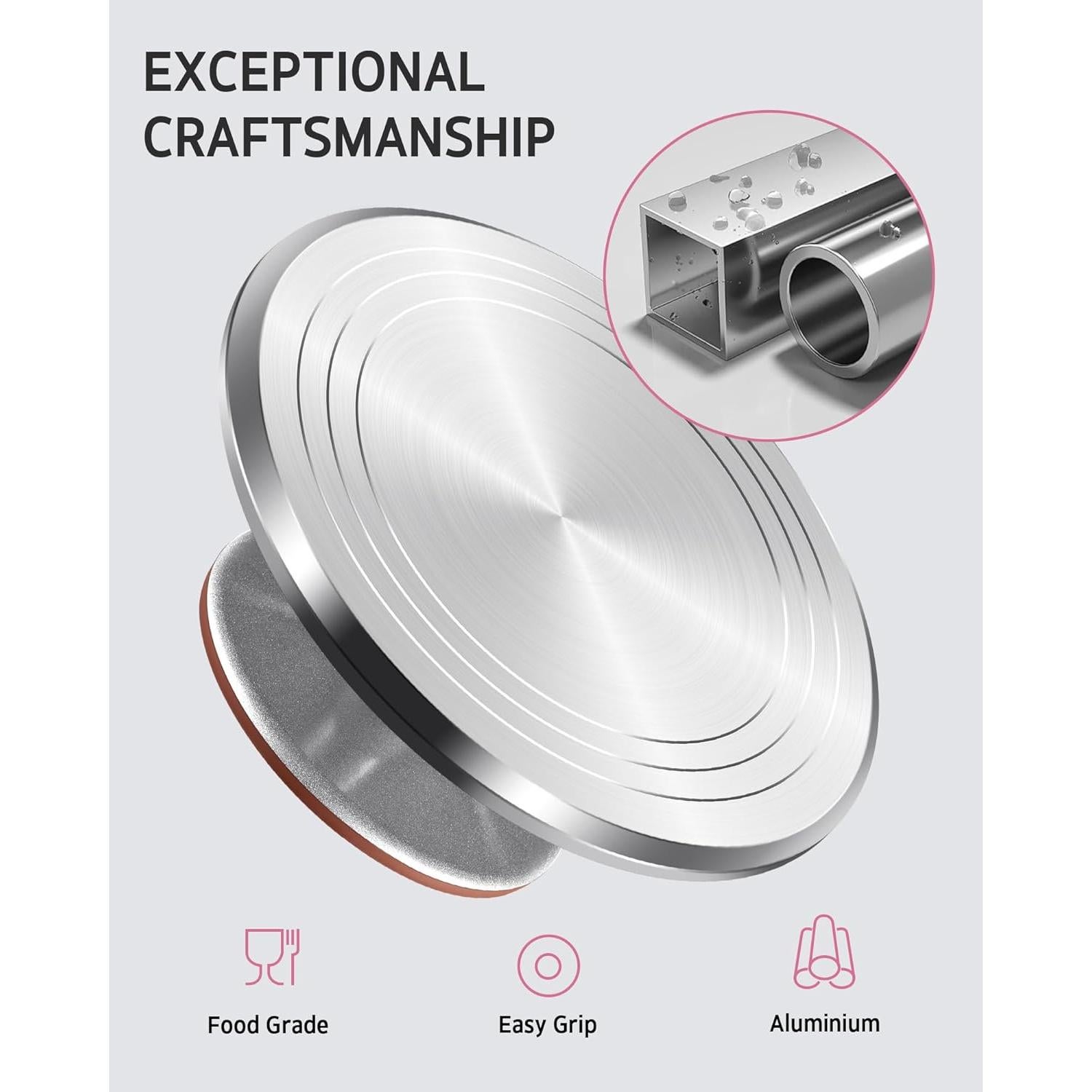 Soporte Giratorio para Pasteles Syntus 30 cm Antideslizante