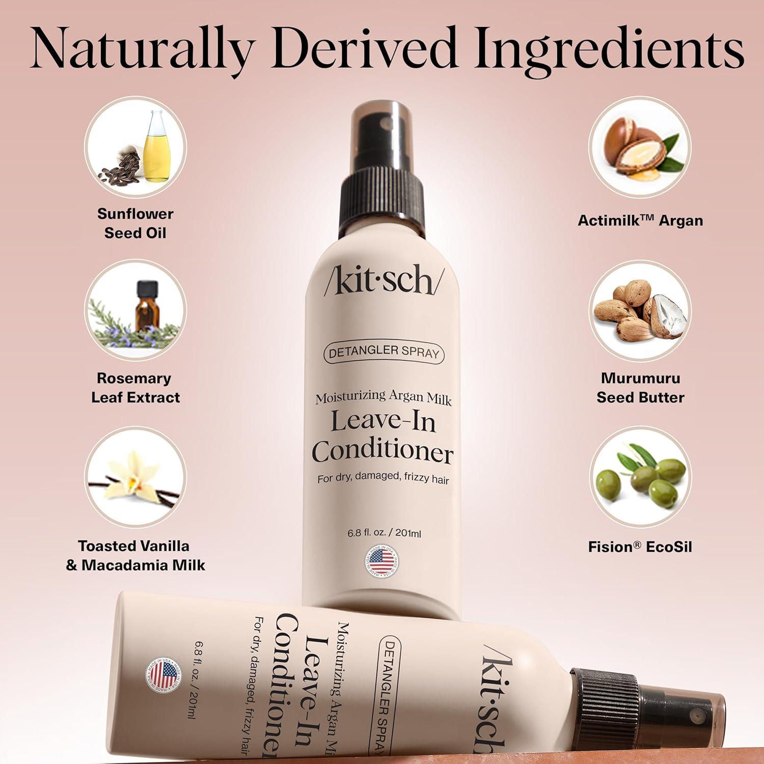 Acondicionador Sin Enjuague Kitsch Leche de Argán 192g - Hidratante