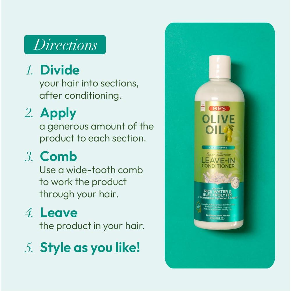 Acondicionador Sin Enjuague ORS Aceite de Oliva 2x480ml