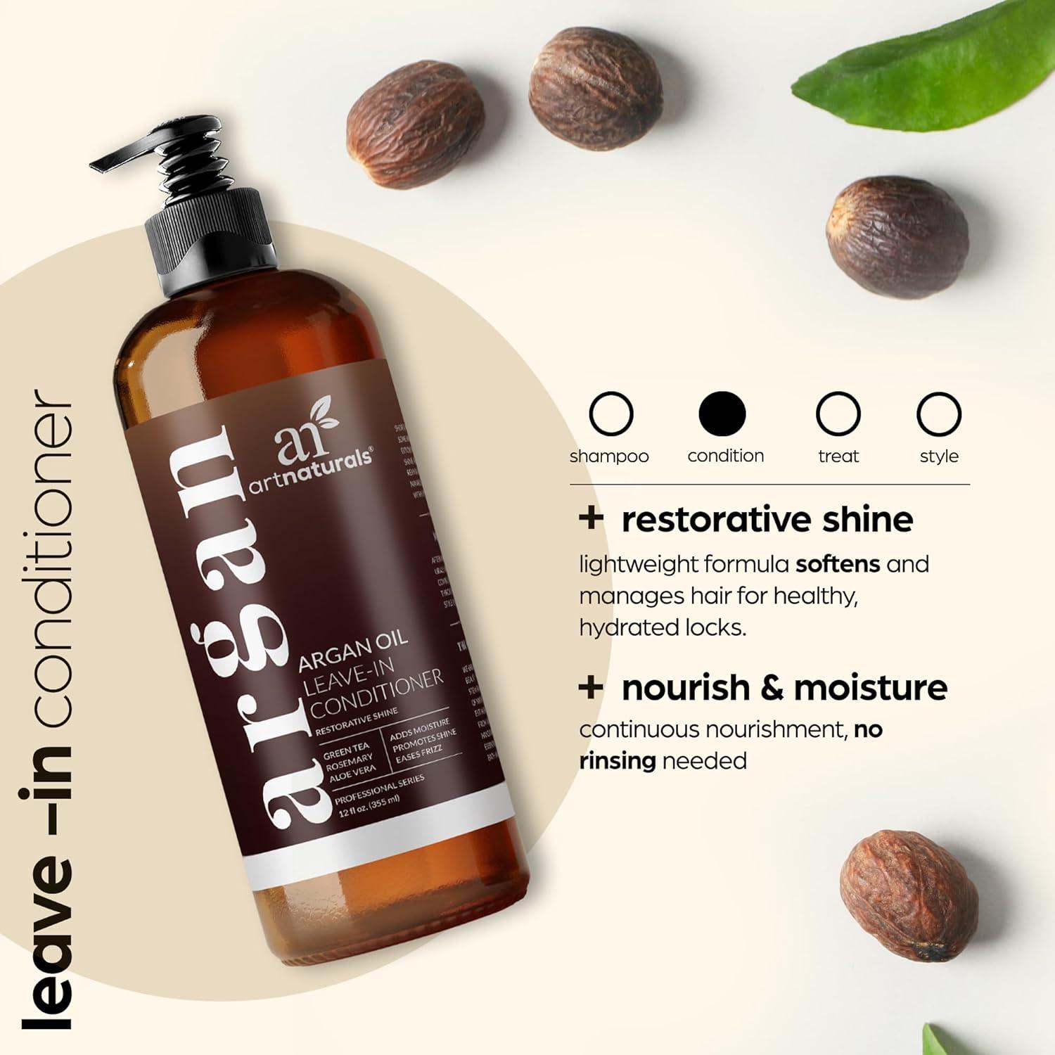 Acondicionador sin enjuague ArtNaturals 355 ml - Aceite de Argán