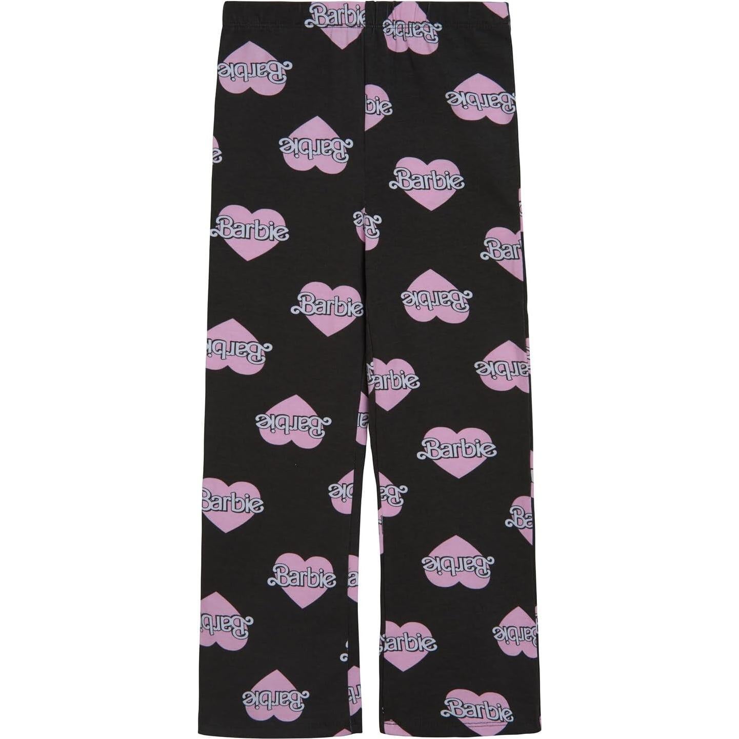 Conjunto camiseta y leggings Barbie para niñas 2T a 14-16