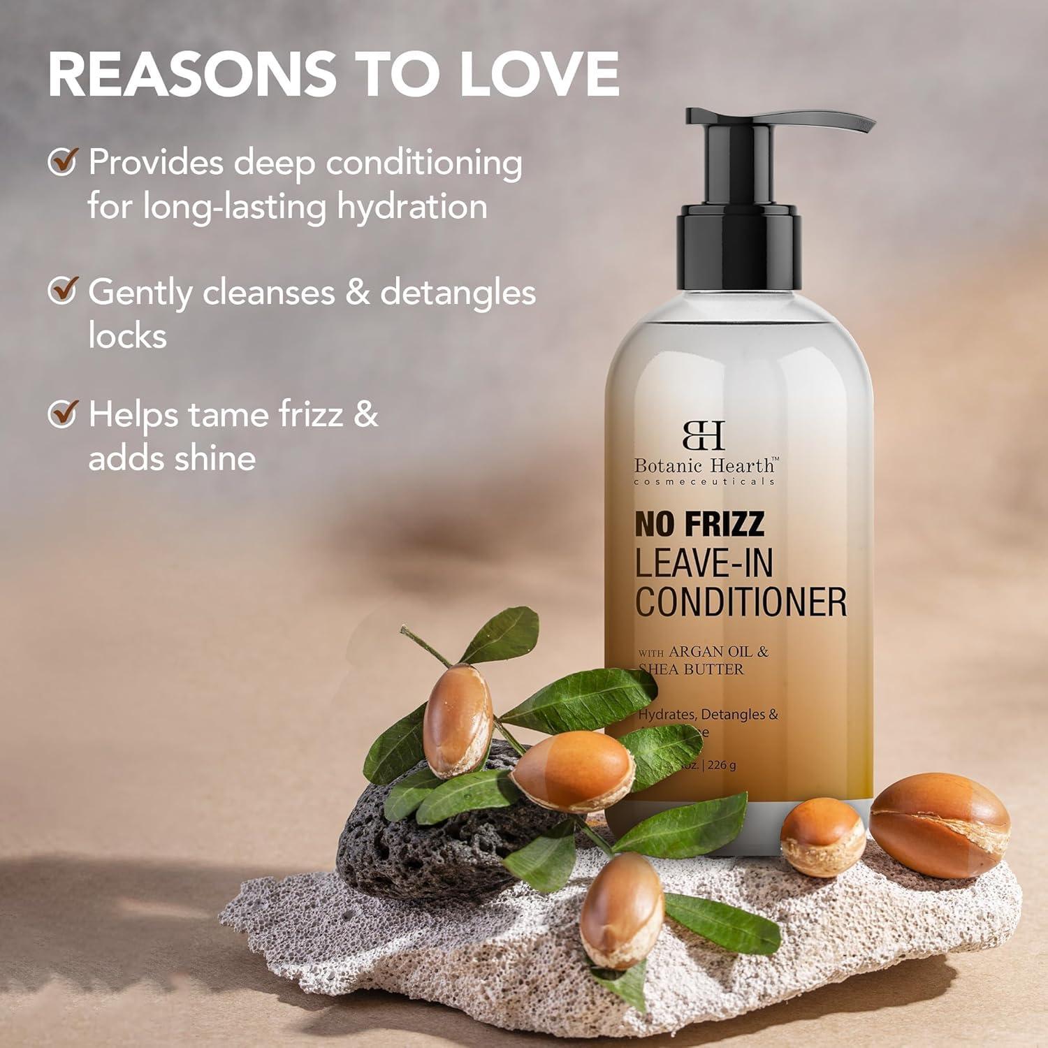 Acondicionador Sin Enjuague Botanic Hearth 226.8g - Cabello Rizado y Seco