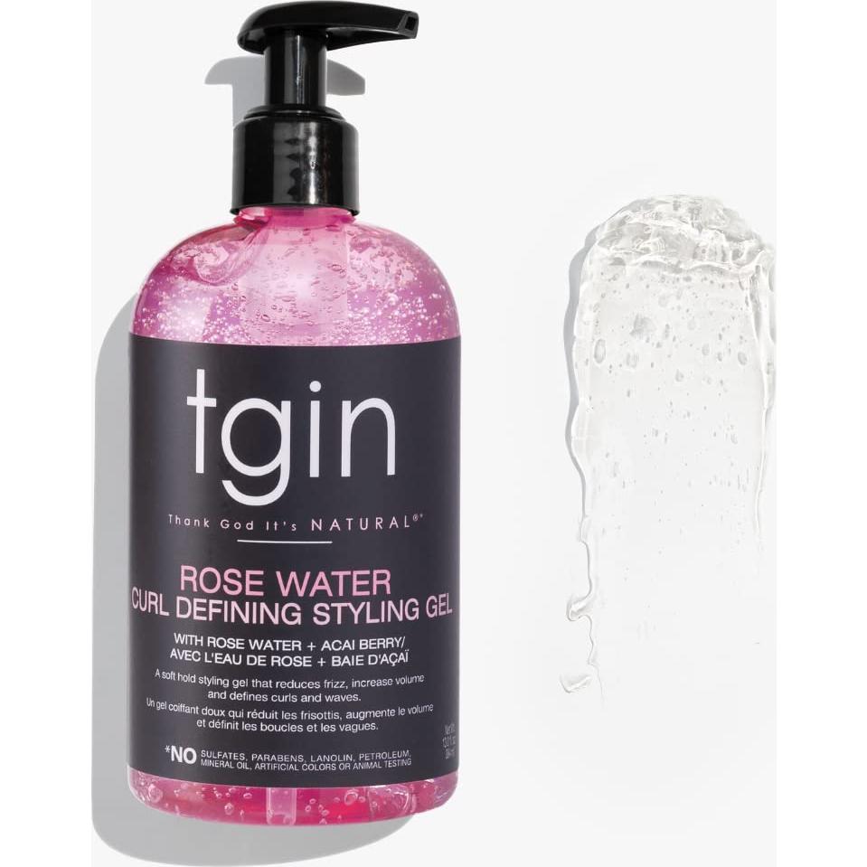 Acondicionador Sin Enjuague y Gel Definidor tgin Curls N’ Roses 368.5g