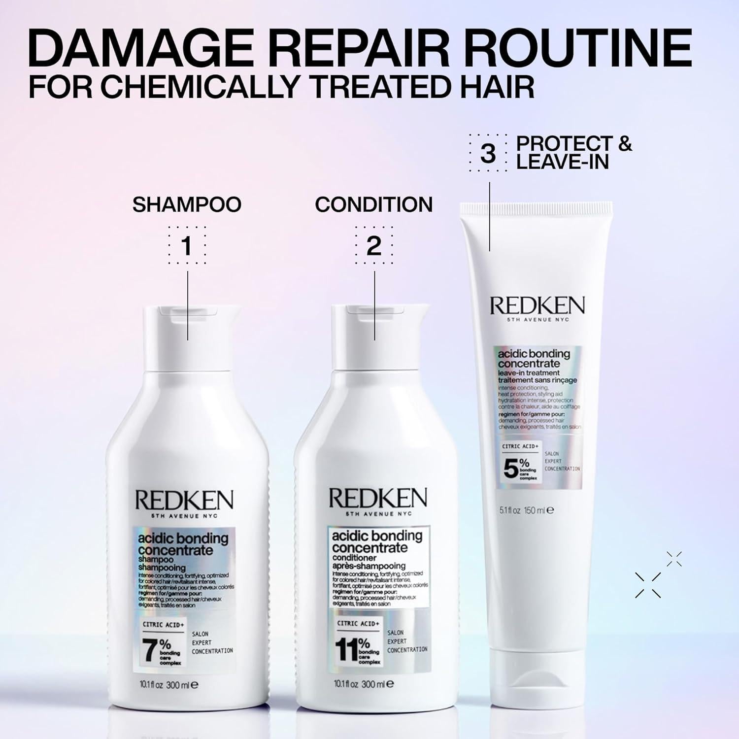Acondicionador Redken Acidic Bonding 299 ml - Repara Cabello Dañado