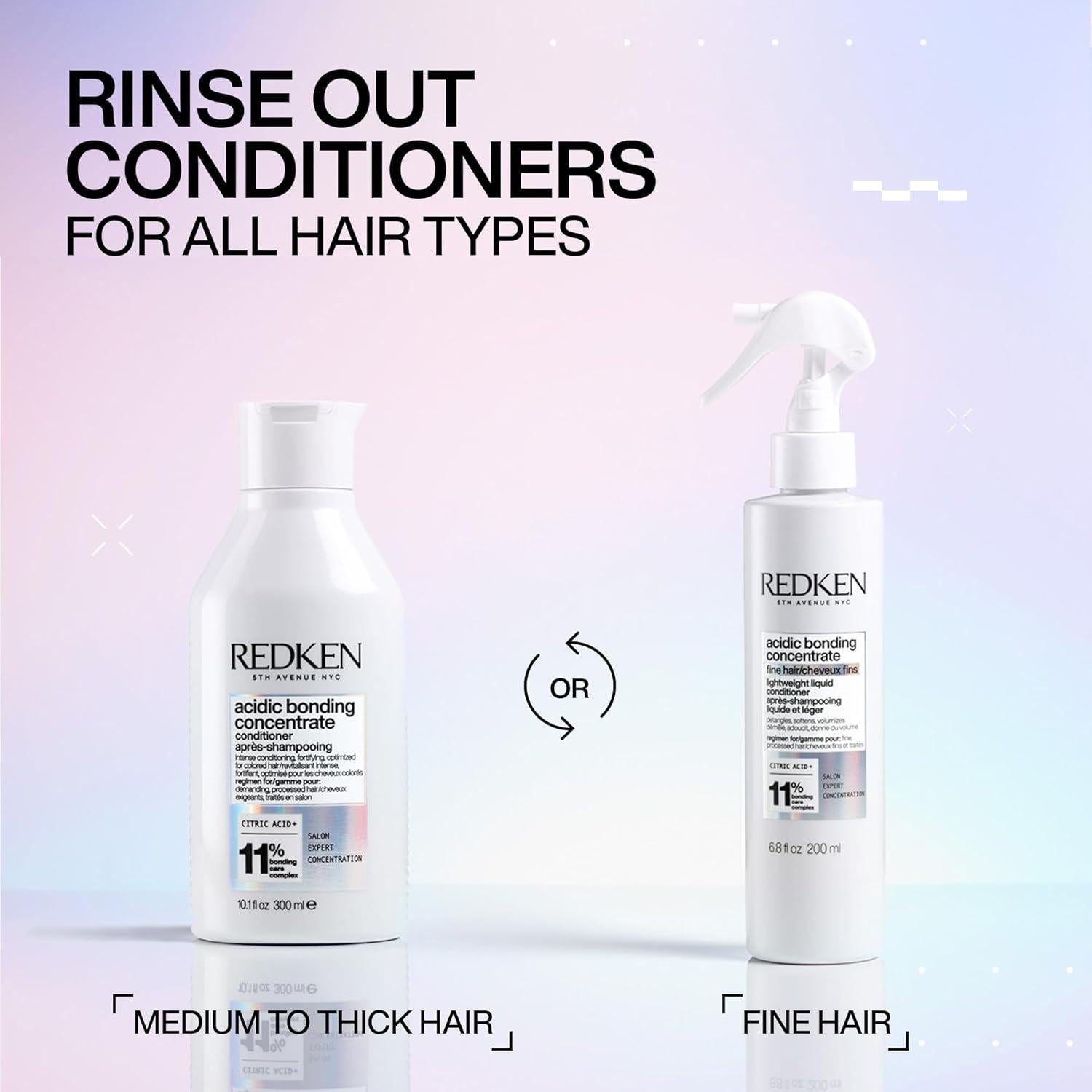 Acondicionador Redken Acidic Bonding 299 ml - Repara Cabello Dañado