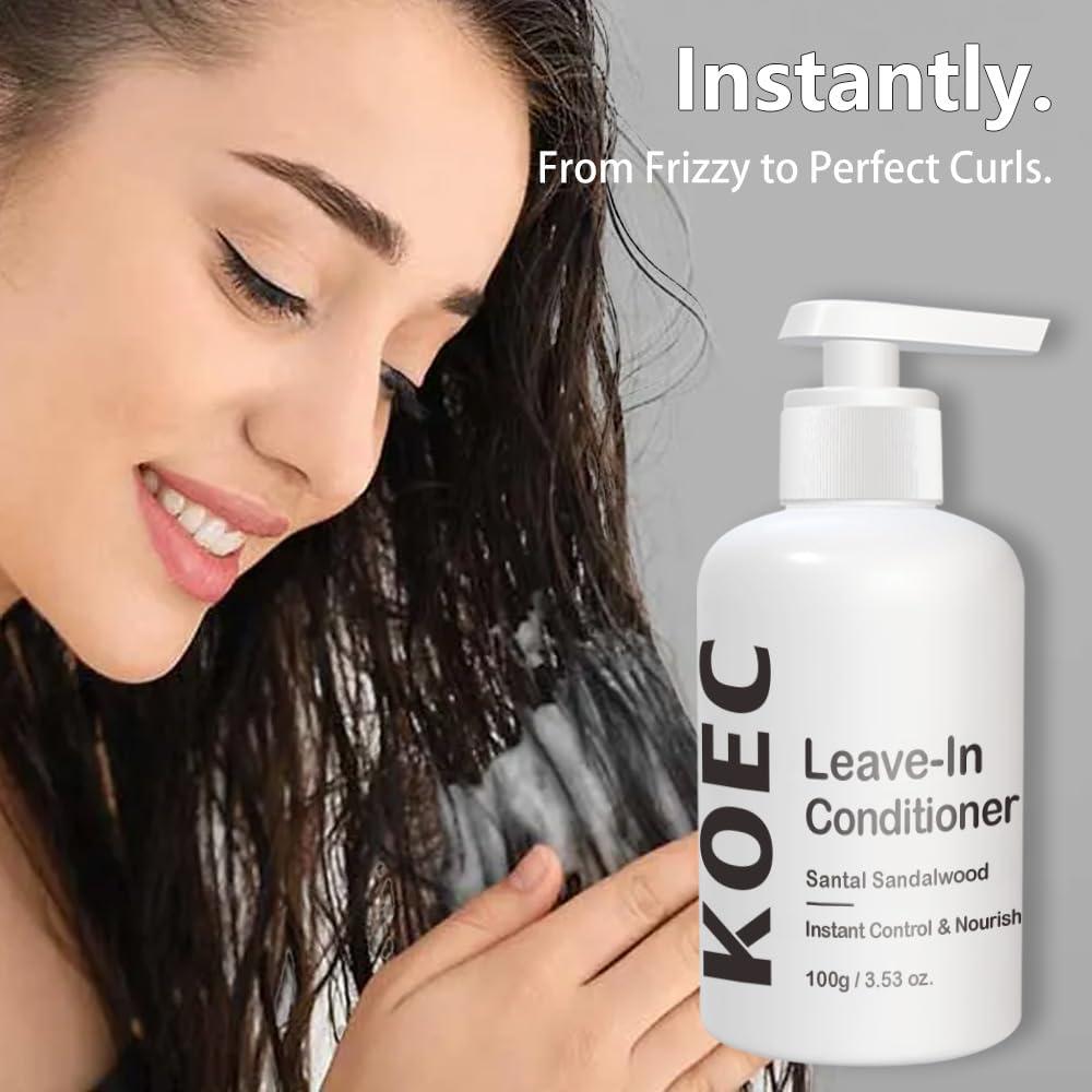 Acondicionador sin enjuague KOEC 100 g - Control del frizz y nutrición