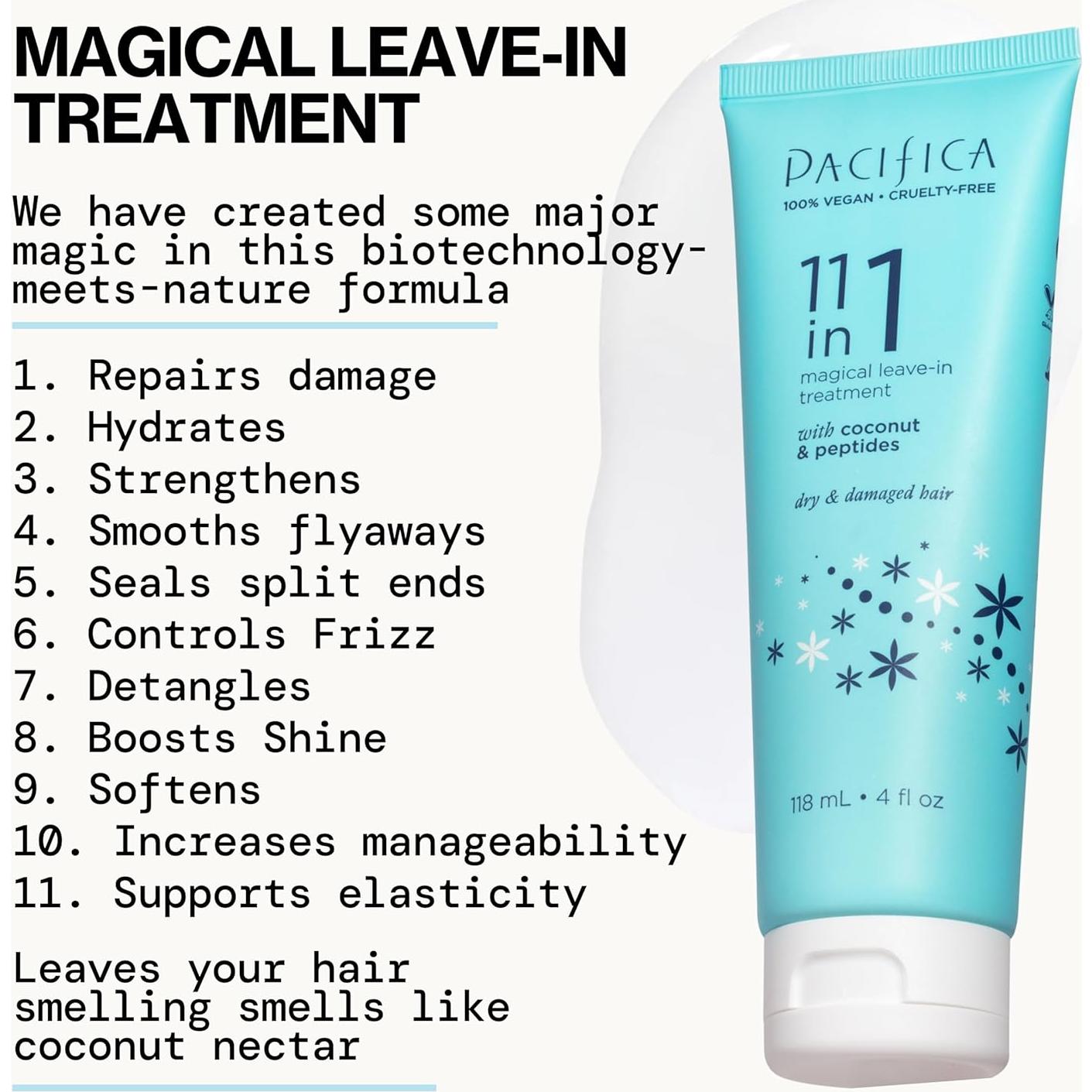 Acondicionador Sin Enjuague Pacifica 11 en 1 - 113g