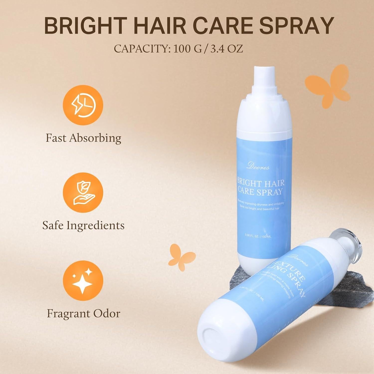 Spray Acondicionador Sin Enjuague Doores 100 ml - Hidrata y Desenreda