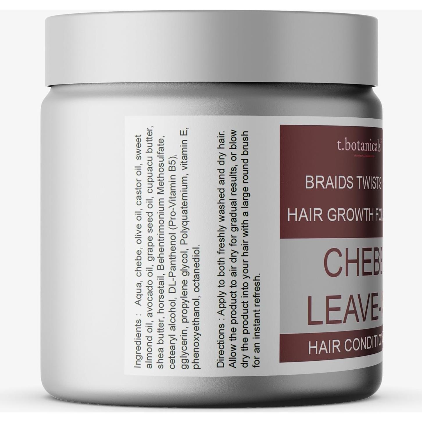 Acondicionador Leave-In Chebe t.botanicals 226.8g Crecimiento Cabello