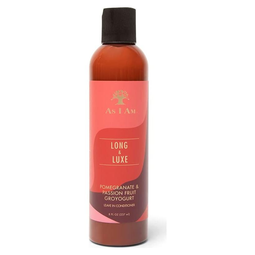 Acondicionador Sin Enjuague As I Am Long and Luxe 227g - Yogur, Granada y Fruta de la Pasión