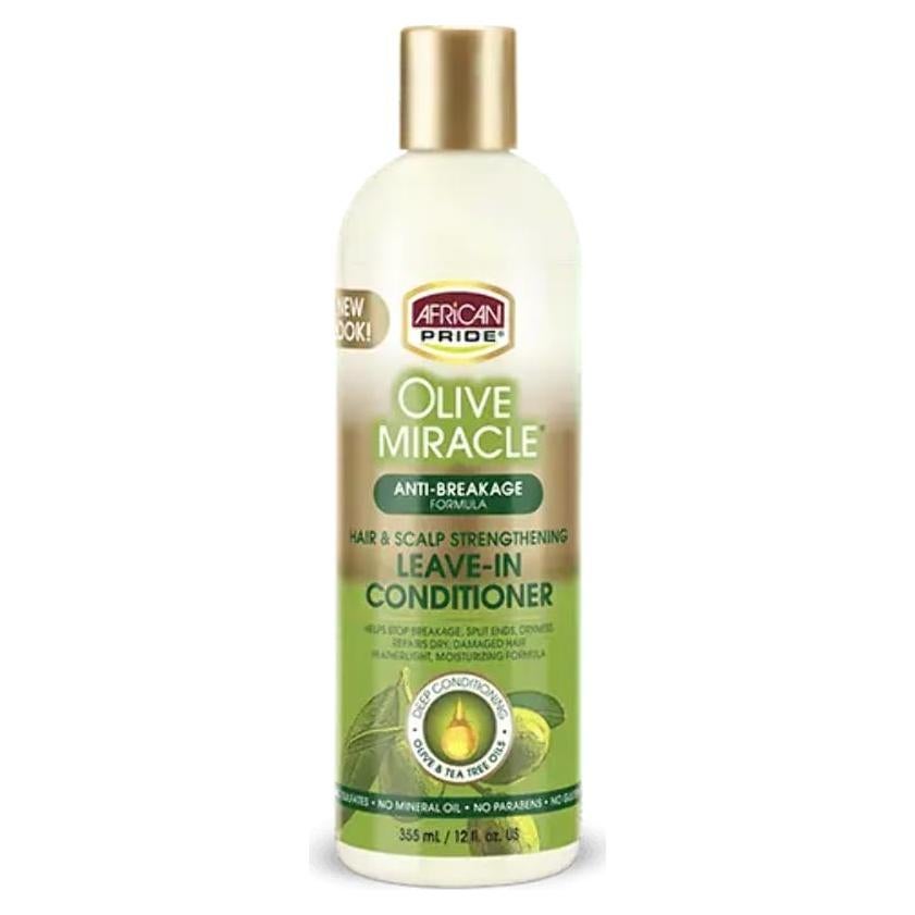 Acondicionador sin Enjuague African Pride Olive Miracle 340g