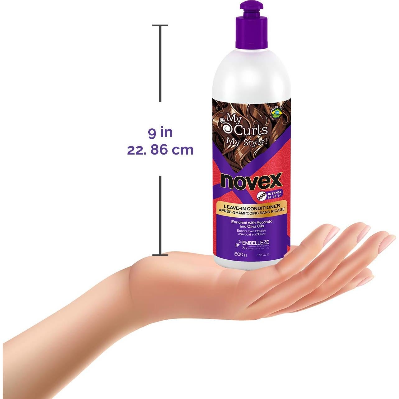 Acondicionador Sin Enjuague NOVEX My Curls 500g - Rizos Brillantes