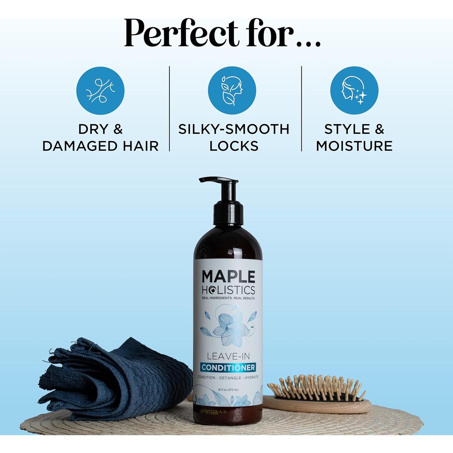 Acondicionador Sin Enjuague Maple Holistics 450g Hidratante