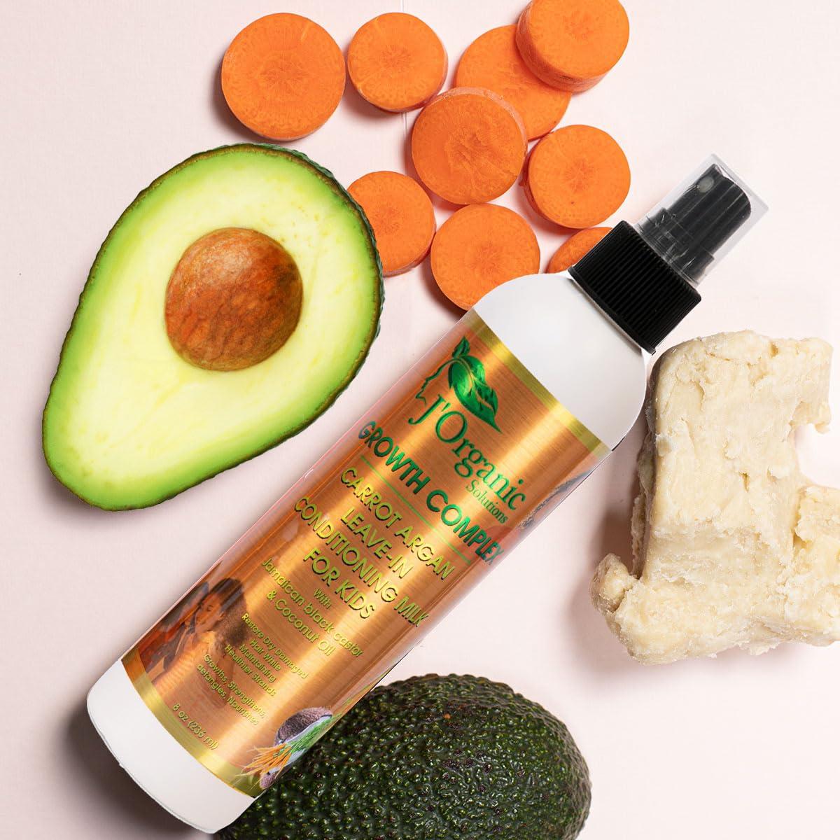 Desenredante Sin Enjuague J'Kids Zanahoria y Argán 257g