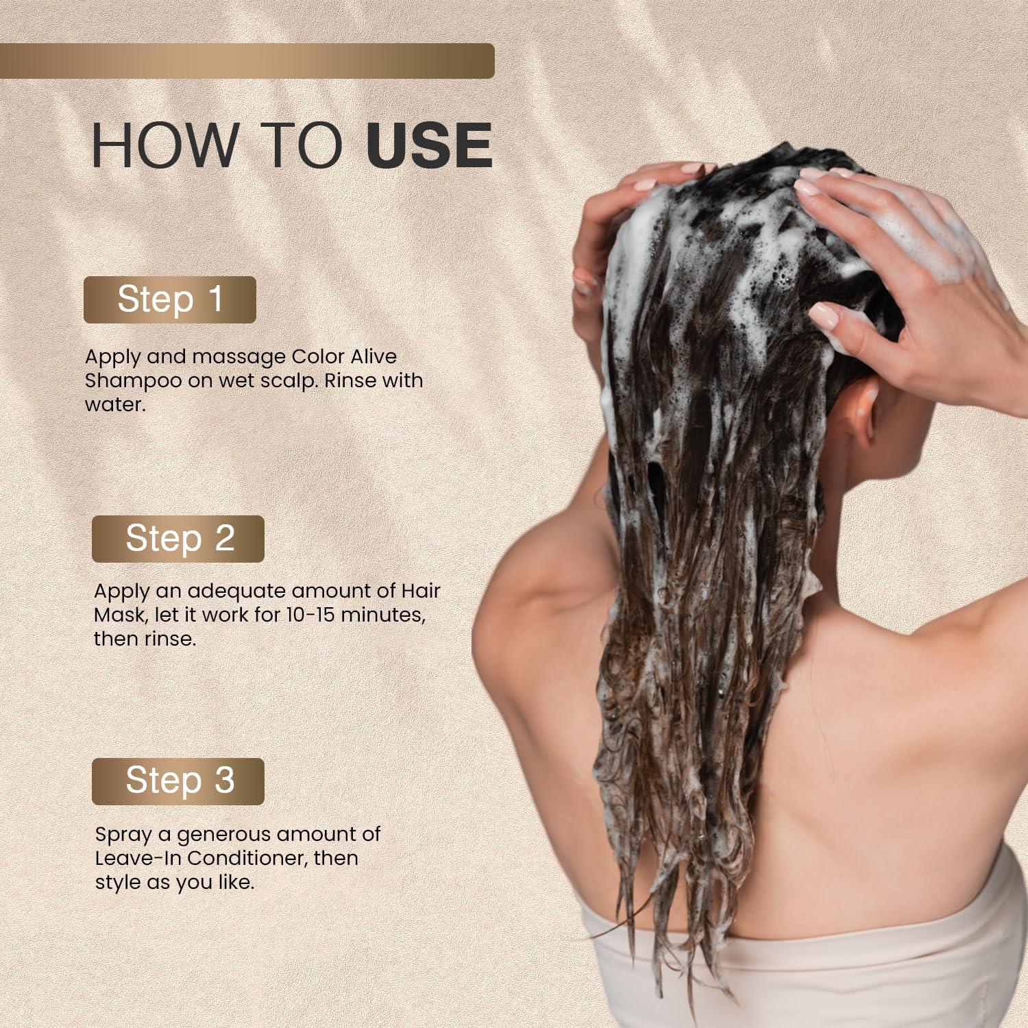 Kit de Viaje Moehair: Champú y Acondicionador Color Vivo