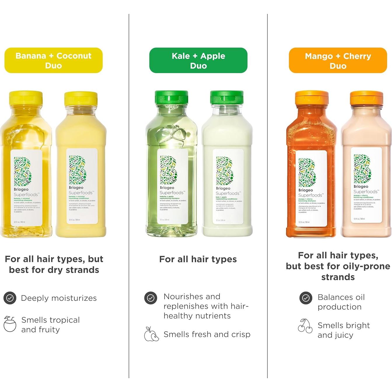 Briogeo Superfoods Plátano + Coco Hidratante 739 ml