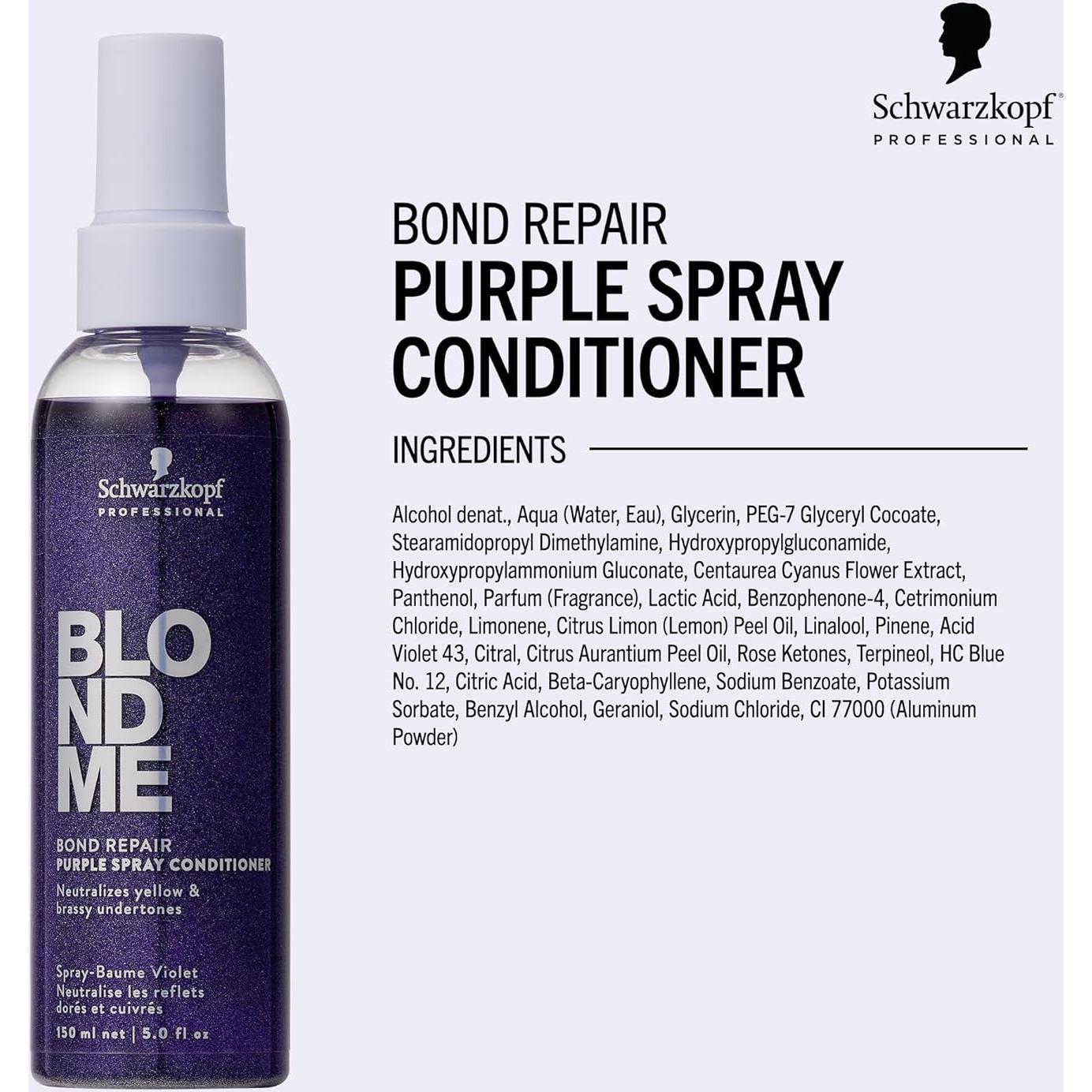 Acondicionador en Spray Reparador BlondMe 148 ml - Cabello Rubio Frío