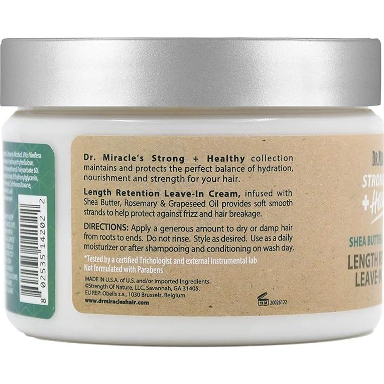 Crema Sin Enjuague Dr. Miracle 340 g - Manteca de Karité y Romero