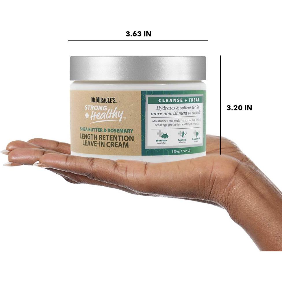 Crema Sin Enjuague Dr. Miracle 340 g - Manteca de Karité y Romero