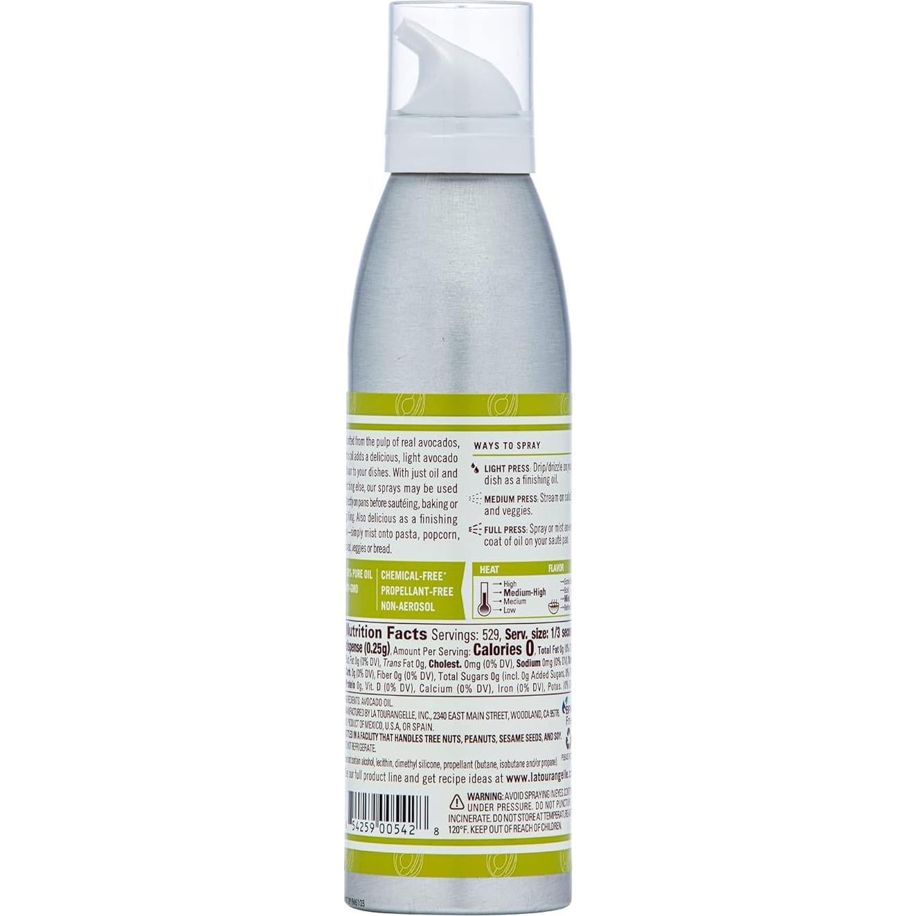 Spray de Aceite de Aguacate La Tourangelle 148 ml x2 Natural