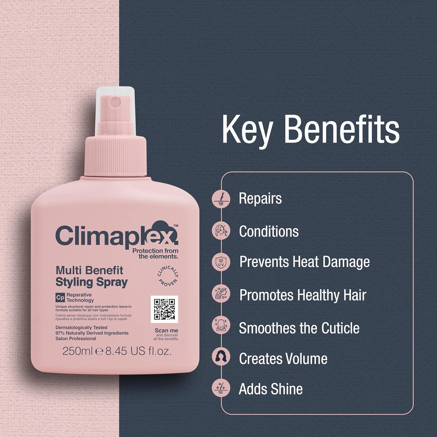 Spray para Cabello Climaplex 240 ml - Control de Frizz y Desenredante