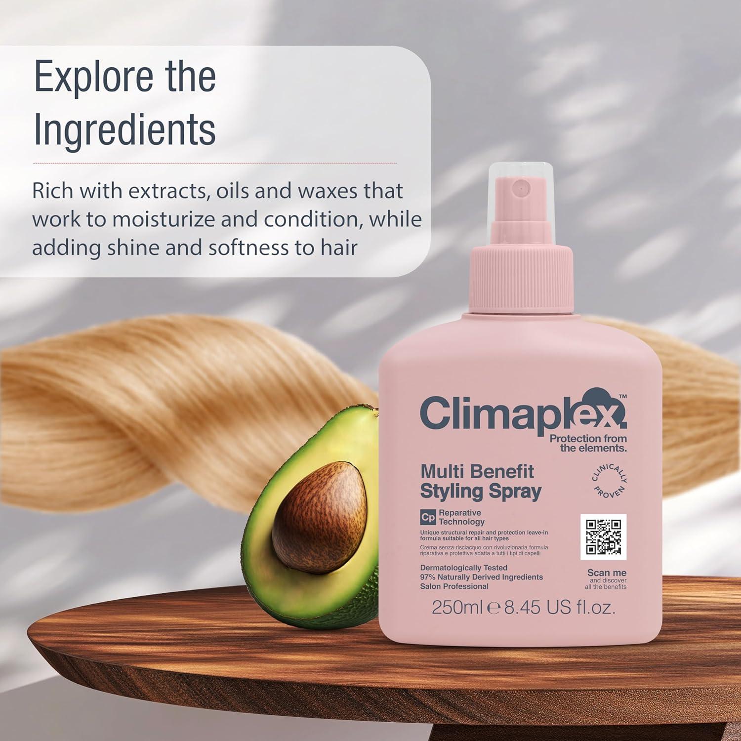 Spray para Cabello Climaplex 240 ml - Control de Frizz y Desenredante