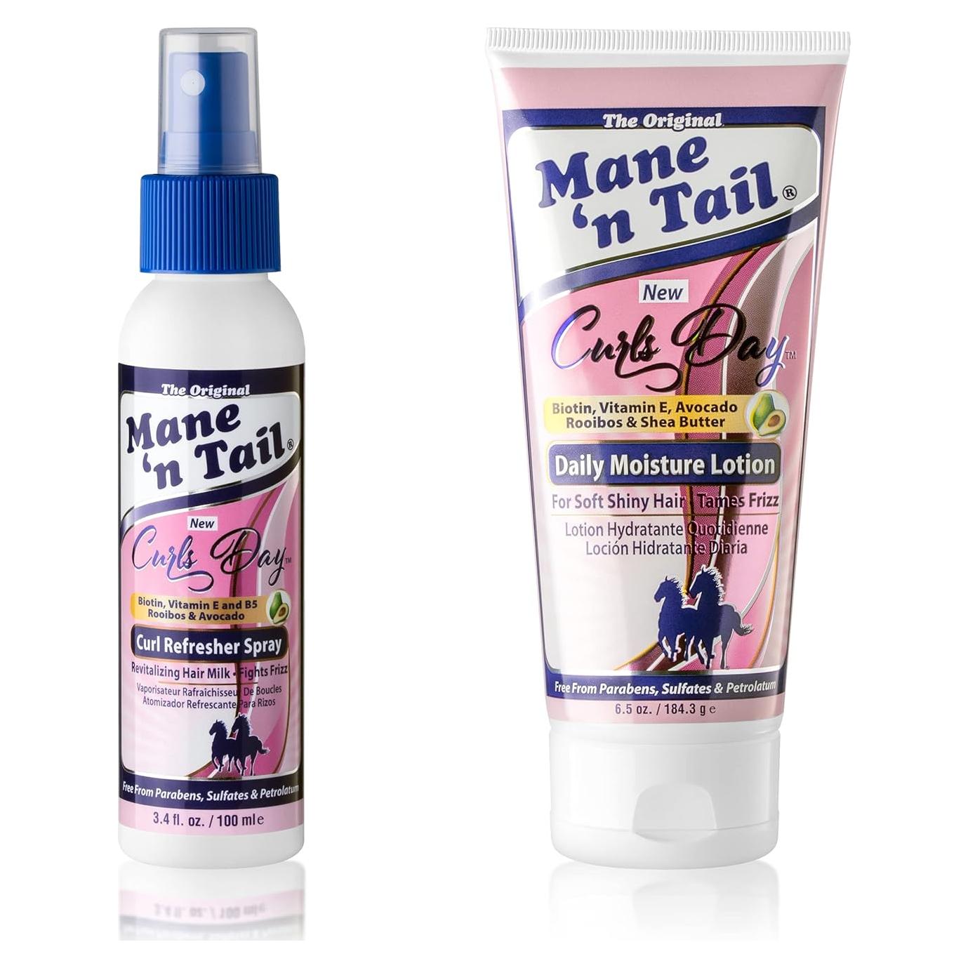 Mane 'n Tail Curls Day Spray 340g - Revitalizante de Rizos