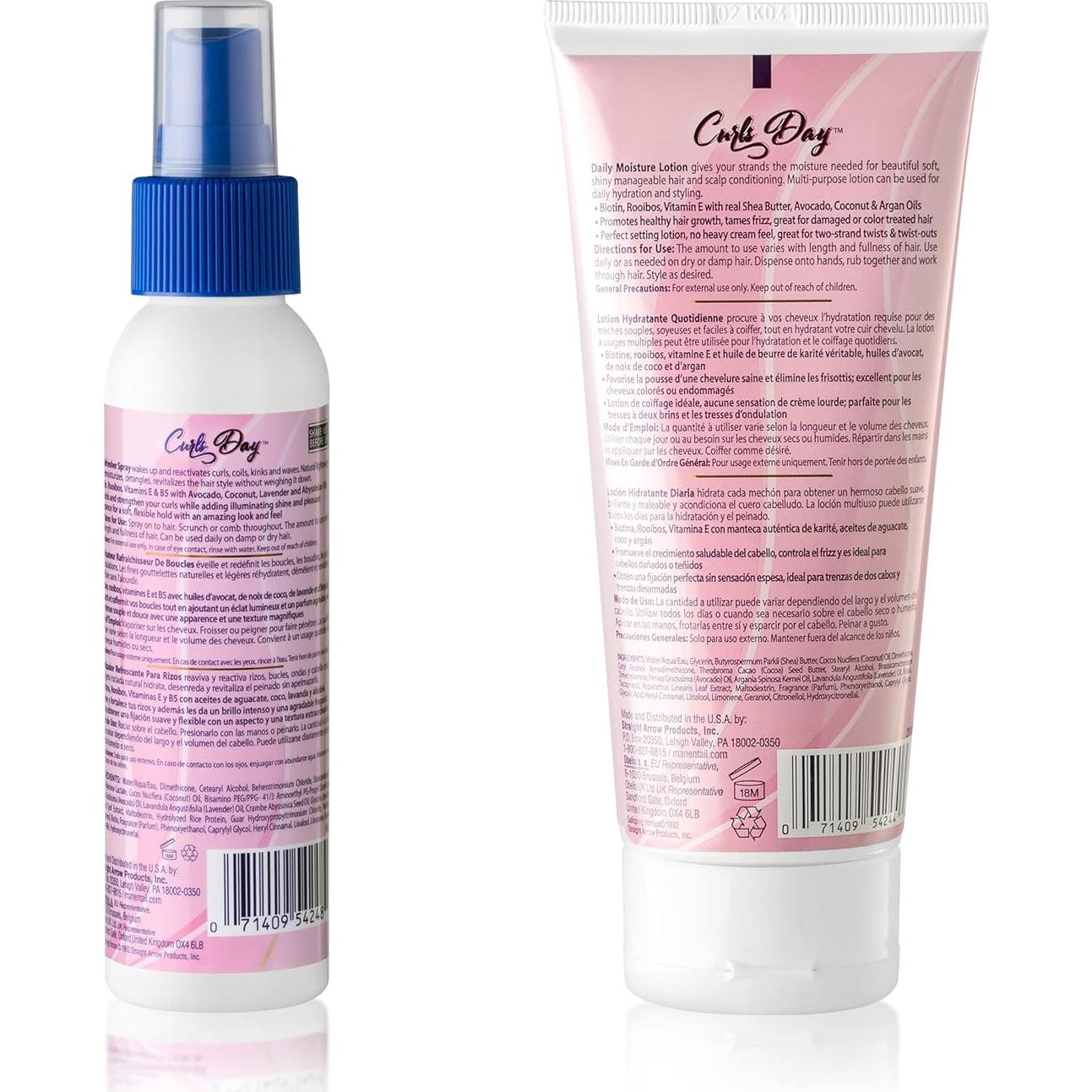 Mane 'n Tail Curls Day Spray 340g - Revitalizante de Rizos