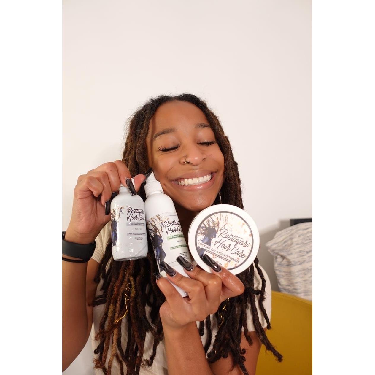 Spray Acondicionador Hidratante Rastta Locs 118 ml - Agua de Rosas y Menta