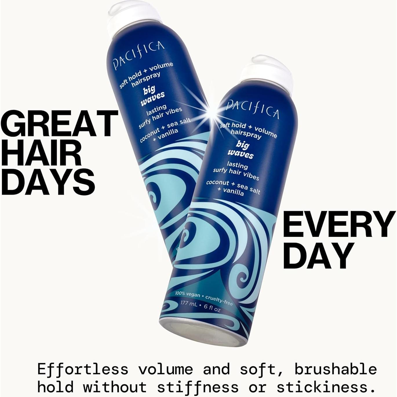 Laca para el Cabello Pacifica Big Waves 177 ml - Coco y Vainilla