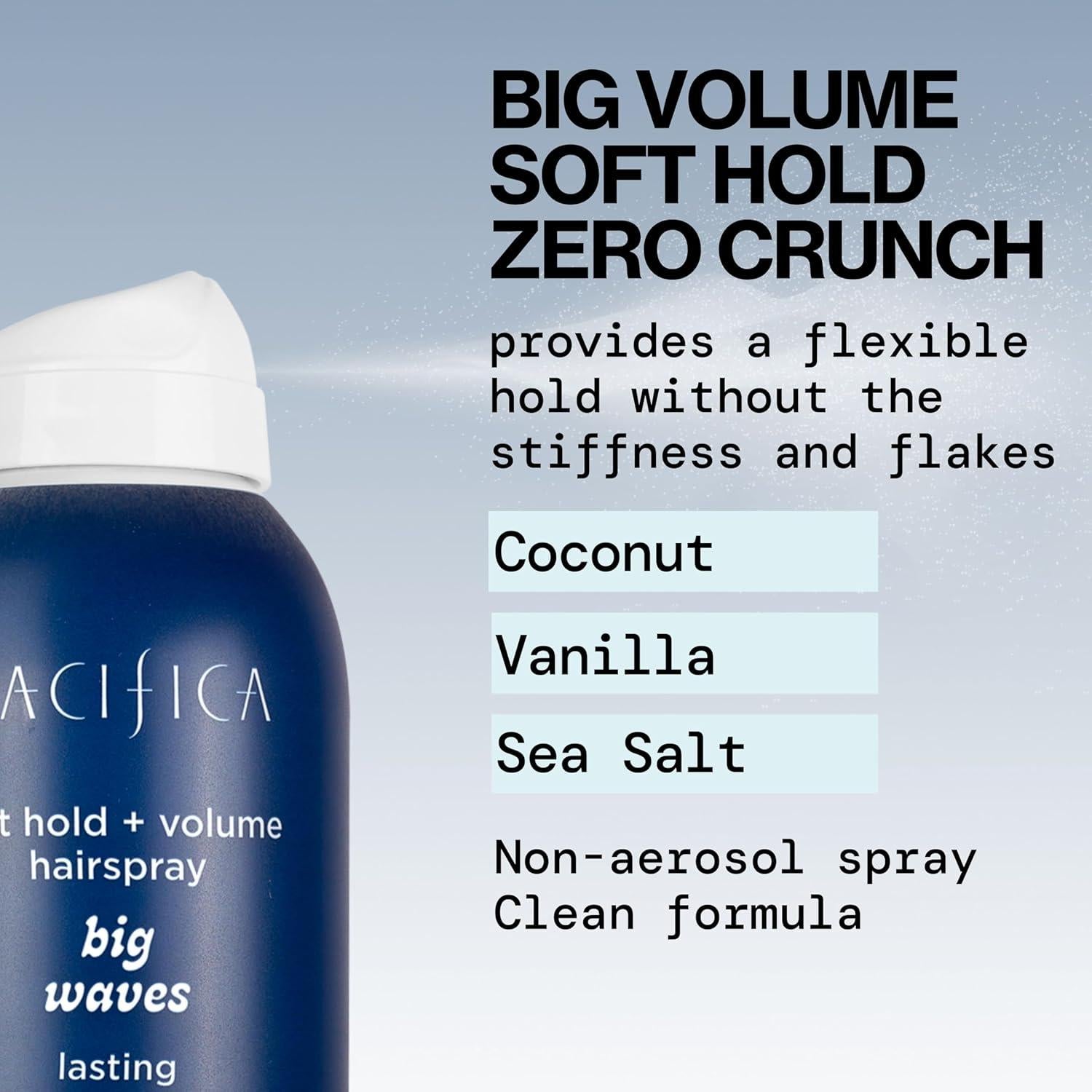 Laca para el Cabello Pacifica Big Waves 177 ml - Coco y Vainilla