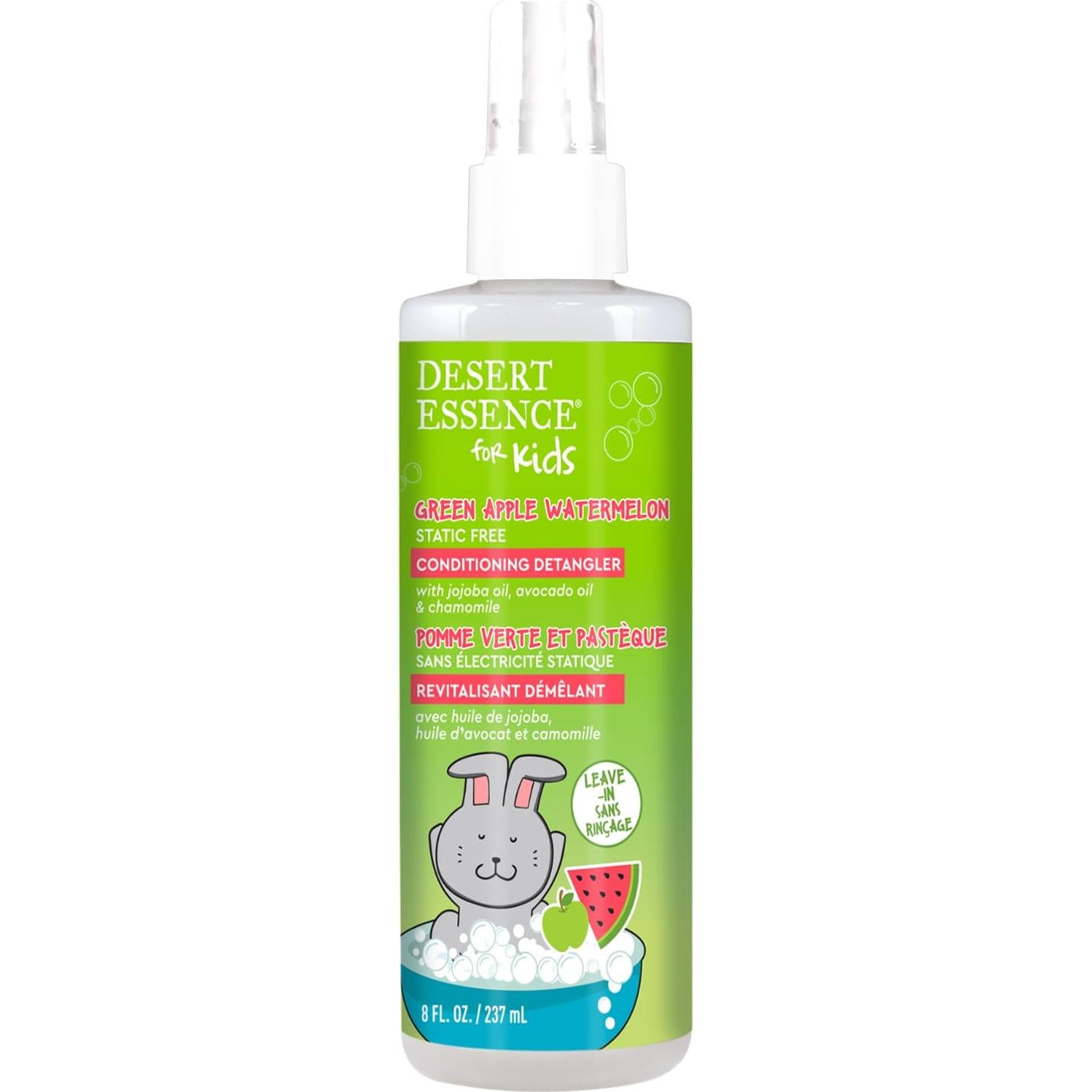 Acondicionador Desenredante Vegano Desert Essence Kids 236 ml - Sin Gluten, Suave
